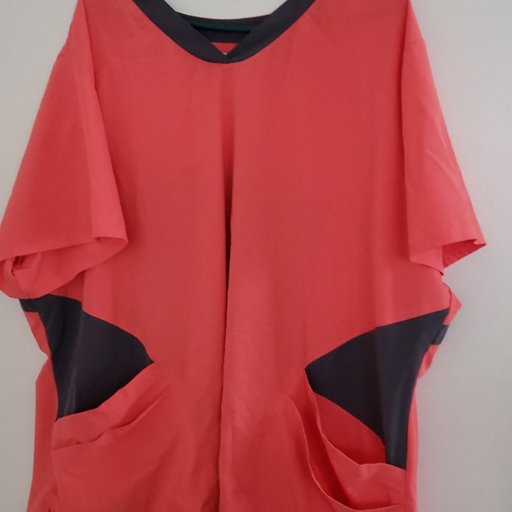 Neon Pink Scrub top